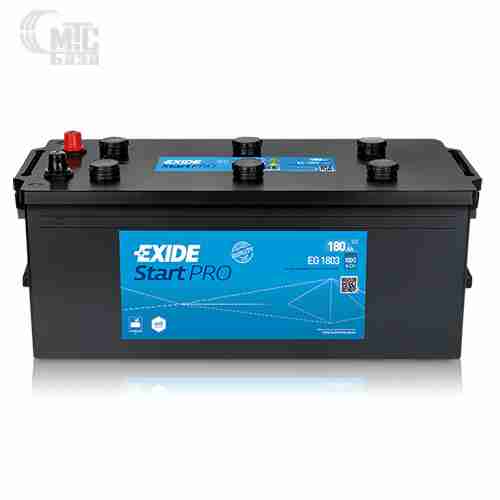 Аккумулятор на грузовик Exide Start PRO [EG1803] 6CT-180 L EN1000 А 513x223x223мм
